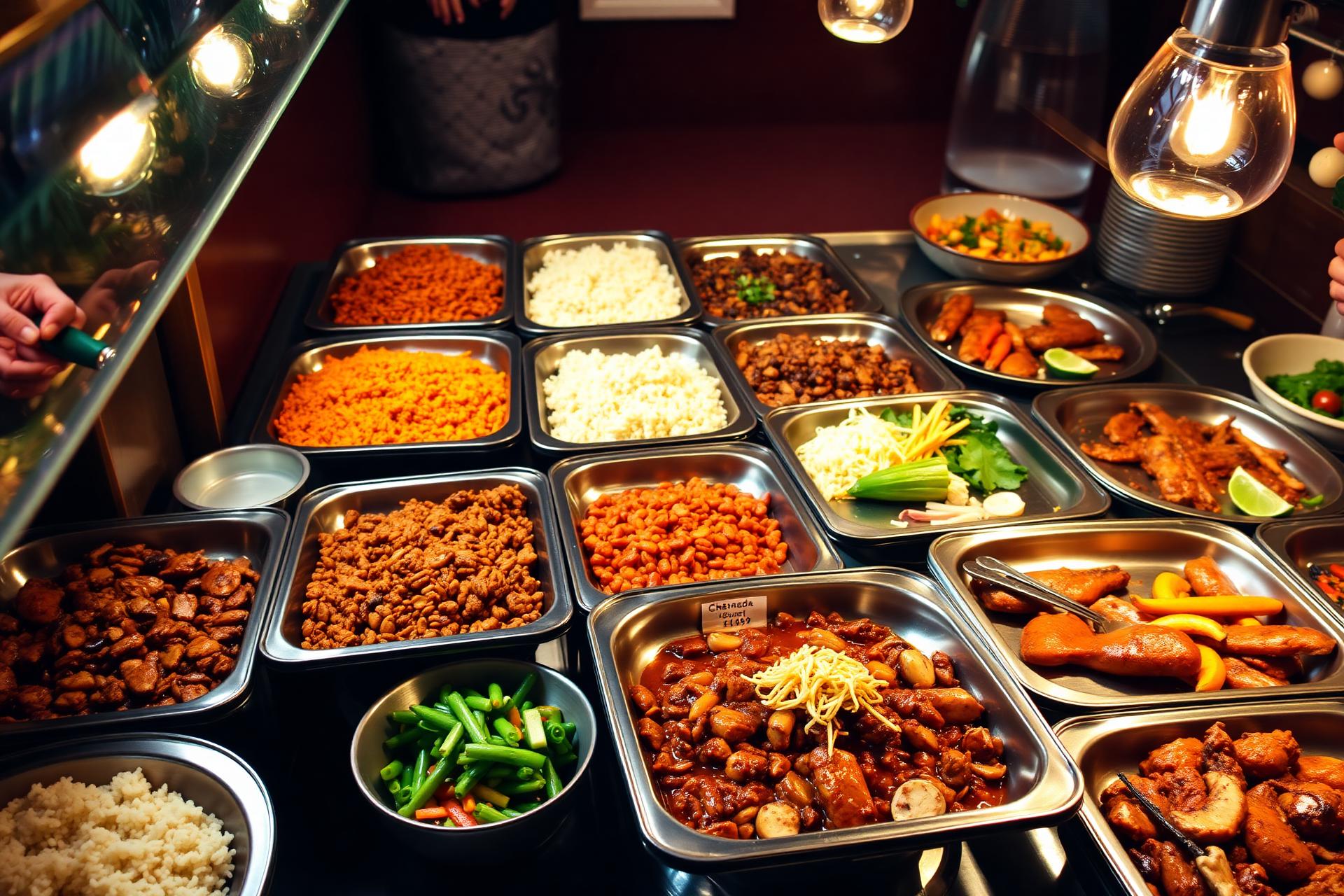 Buffet self-service do Restaurante Rosendo